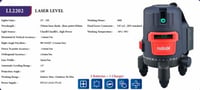 مقياس ليزر اخضر 2 خط LL2202