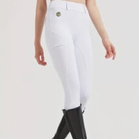 بنطلون فروسية ابيض