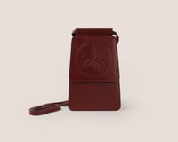 حقيبة جوال الرمال اللون العنابي