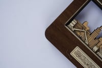 لوحة خشبية| معالم السعودية