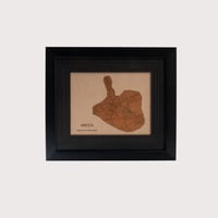 لوحة خريطة مدينة مكة