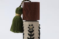 تولة مطرزة | اللون الزيتي