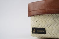 صندوق خوص |بغطاء جلدي