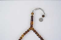 سبحة باكليت | أحمر وبني