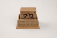 قاعدة أكواب | خشب بنقوش تراثية 2