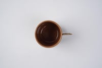 كوب سيراميك |نقوش تراثية | برتقالي