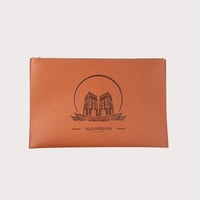 الشرقية حافظة لابتوب جلد - بني