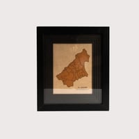 لوحة خريطة القصيم