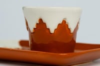 كوب اسبريسو مباني الدرعية - برتقالي