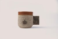 كوب سيراميك |نقوش تراثية | برتقالي