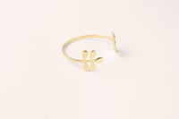 أسوارة | المورينغا من الفضة الخالصة المطلية بالذهب