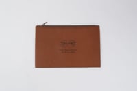 الحجاز حافظة لابتوب جلد - بني