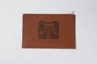 الحجاز حافظة لابتوب جلد - بني