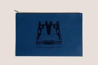 حقيبة الجوف اللون الأزرق