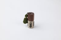 تولة مطرزة | اللون الزيتي