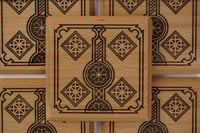 قاعدة أكواب | خشب بنقوش تراثية 3