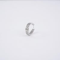 حلق مشراق فضي