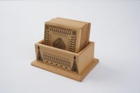 قاعدة أكواب | خشب بنقوش تراثية 1