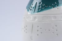 فازة خزفية | أزرق و أبيض