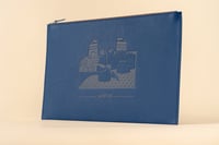 حافظة لابتوب اللون الأزرق