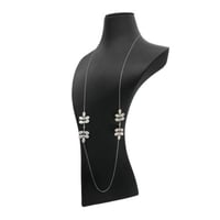 قلادة المورينغا من الفضه الخالصه