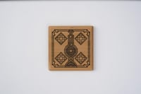 قاعدة أكواب | خشب بنقوش تراثية 3