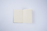 دفتر قماشي لمشاريع ذا لاين | أبيض