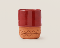 أكواب الزخارف الحائلية - أحمر