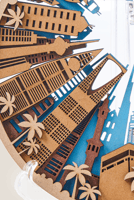 لوحة معالم المملكة