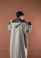 فروة رجالية دبل فيس شتوية مع شال تنلبس وجهين | متج...