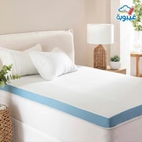 لباد سرير ميموري فوم مع جل ارتفاع 7 سم - متعدد الم...