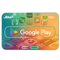 بطاقة شحن قوقل بلاي سعودي 700 ريال | Google Play K...
