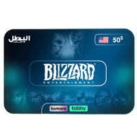 بطاقة بليزارد- 50 دولار- المتجر الامريكي
