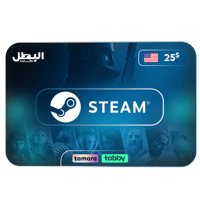 بطاقة ستيم واليت 25 دولار - المتجر الامريكي