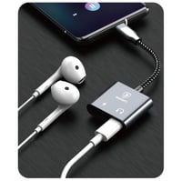 تحويلة مخرجين سماعة وشاحن للايفون Mart