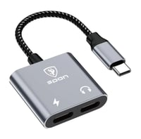 تحويلة مخرجين سماعة وشاحن للايفون Mart