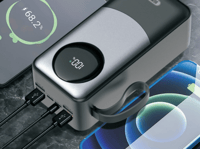 باور بانك 50000mAh l مزود 6 منافذ مع شاشة رقمية