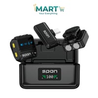 بوكس 2 ميكروفون لاسلكي من Mart مع ضمان 5 سنوات