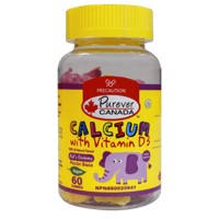 بيوريفر كندا كيدز جامي كالسيوم + دي3 60 قطعة