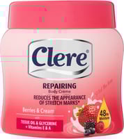 كلير كريم لترطيب الجسم برائحة التوت و الكريمة 500م...
