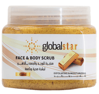 جلوبال ستار صنفرة للوجه والجسم بالذهب 500مل