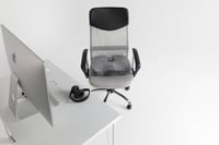 اتوم وسادة مقعد رمادي