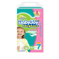 بيبي جوي مقاس (7) عبوة التوفير الكبير 42 حفاضة