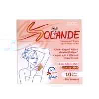سولاند مناديل مزيلة للعرق فائقة النعومة حماية 24 س...