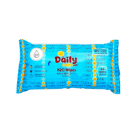ديلي كير مناديل مبللة مائية للأطفال 60 حبة