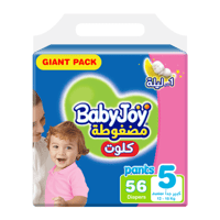 بيبي جوي كلوت مقاس (5) عبوة التوفير الكبير 56 حفاض...