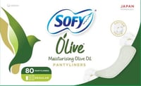 سوفي فوط يومية عادية بزيت الزيتون المرطب 80 فوطة