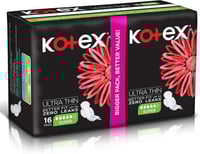 كوتكس فوط صحية الترا رفيعة كبيرة بالاجنحة 16 فوطة