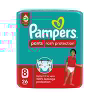 بامبرز كلوت مقاس (8) عبوة جامبو 26 قطعة