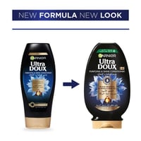 الترا دوكس بلسم لتنقية ولمعان الشعر الفحم 360مل